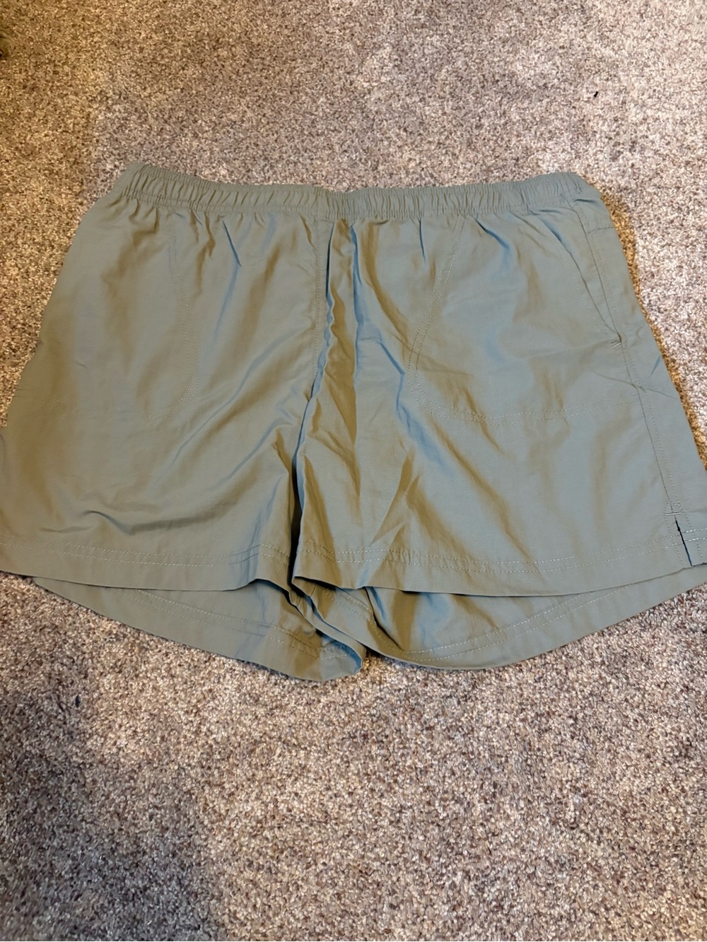 Women’s Lightweight Olive Green Active Shorts